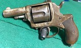 WEBLEY & SCOTT = Air gun = Mark 1= .77 = /// = And = BRITISH BULLDOG Vero Dog = 5 Shot = .44 Russian ? = Belgium & British Proof stampings - 2 of 15