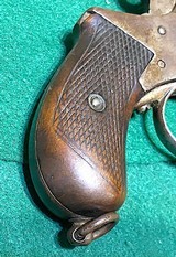 WEBLEY & SCOTT = Air gun = Mark 1= .77 = /// = And = BRITISH BULLDOG Vero Dog = 5 Shot = .44 Russian ? = Belgium & British Proof stampings - 4 of 15