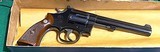 Model 14
(true 14 no dash)
SMITH & WESSON = MADE 1957 = 98% over all condition = .38 Special = Box, Tools & Papers = Both Single and Double - 3 of 14