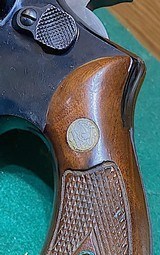 Model 14
(true 14 no dash)
SMITH & WESSON = MADE 1957 = 98% over all condition = .38 Special = Box, Tools & Papers = Both Single and Double - 11 of 14