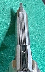 SMITH & WESSON = BOX W/PAPERS & FACTORY GRIPS= MODEL 63-4 =EIGHT (8) SHOT = FIVE (5) INCH BARREL == Harrett Grips =Recessed = Non-Pinn - 7 of 10