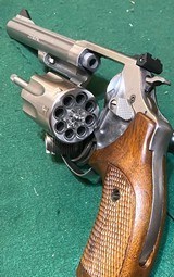 SMITH & WESSON = BOX W/PAPERS & FACTORY GRIPS= MODEL 63-4 =EIGHT (8) SHOT = FIVE (5) INCH BARREL == Harrett Grips =Recessed = Non-Pinn - 3 of 10