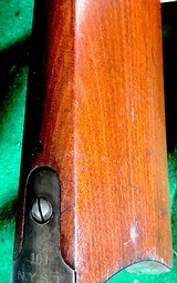 MODEL 1894/94 = SADDLE RING CARBINE = MADE 1918 = 30 WCF = NEW YORK STATE TROOPER = All Original = LADDER REAR SIGHT - 7 of 15