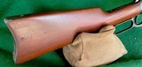 MODEL 1894/94 = SADDLE RING CARBINE = MADE 1918 = 30 WCF = NEW YORK STATE TROOPER = All Original = LADDER REAR SIGHT - 13 of 15