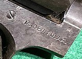 SMITH & WESSON=VICTORY 5 inch barrel =U.S.NAVY=USS SARATOGA=1943=ORIGINAL GRIPS # To The Gun=ENGRAVED LOGO - 13 of 15