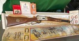WINCHESTER LEGENDARY LAWMAN = 30/30 COMMEMORATIVE Trapper Rifle = Box = Papers = Silver & Blue = Made 1977 = Preowned