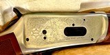 WINCHESTER LEGENDARY LAWMAN = 30/30 COMMEMORATIVE Trapper Rifle = Box = Papers = Silver & Blue = Made 1977 = Preowned - 2 of 15