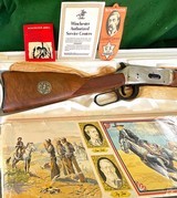 WINCHESTER LEGENDARY LAWMAN = 30/30 COMMEMORATIVE Trapper Rifle = Box = Papers = Silver & Blue = Made 1977 = Preowned - 6 of 15