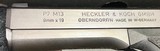 Heckler & Koch =(H&K) = Model P7 M8 -M13 == Made 1986 = 9MM Luger + New Old Stock = Box,Papers, tool = White Nite Sights - 2 of 12