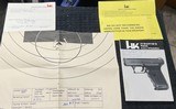 Heckler & Koch =(H&K) = Model P7 M8 -M13 == Made 1986 = 9MM Luger + New Old Stock = Box,Papers, tool = White Nite Sights - 10 of 12