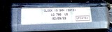 GLOCK 19 X 19 LUGER = TUPPERWARE BOX = MANUAL = TWO MAGAZINES , LOADER == Believed to be NEW OLD STOCK = 1993 MARKED - 12 of 17