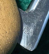 WW 2 = German Paratrooper Knife = Gravity blade in perfect condition w/ makers name = Knife being sold as a parts only == Walnut Grips perfect = - 3 of 4