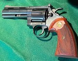 COLT=POLICE=TROOPER=DIAMOND BACK=<Mini Python = 4 INCH
= BLUE = Gifted gun = New Old Stock Condition = Priced for Quick Sale = - 5 of 9