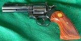 COLT=POLICE=TROOPER=DIAMOND BACK=<Mini Python = 4 INCH
= BLUE = Gifted gun = New Old Stock Condition = Priced for Quick Sale = - 7 of 9