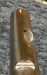 HAMMERLESS = .32 ACP = MADE 1920 = Factory Grips = All original = A shooter = Patina Blue / Grey = Bore at 85% bright , deep rifling == - 12 of 16