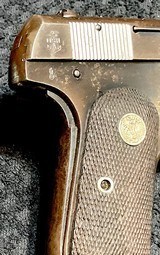 COLT=NAVAL 1903 .32 ACP=Made 1938 = Government approved Magazine Safety=All numbers match = Lightly fired = Bore pristine - 5 of 12