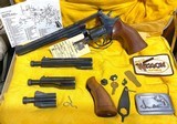 DAN WESSON Revolver , Complete , Cased , Four (4) Barrels = Tools = Eight (8) Sights = Two (2) Grips = C & R eligibility = - 1 of 20
