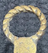 PIRATE = WALL HANGING BLUNDERBUSS REPLICA = Made 1880in ENGLAND = SOLID BRASS FLUTED BARREL and FURNITURE - 12 of 12