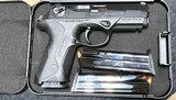 BERETTA PX4 STORM = 9 MM = STEEL SLIDE = FULL SIZE = AMBIDEXTROUS DeCocker / Safety = 3 mags = Security Safe & Holster included= - 5 of 9