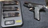 BERETTA PX4 STORM = 9 MM = STEEL SLIDE = FULL SIZE = AMBIDEXTROUS DeCocker / Safety = 3 mags = Security Safe & Holster included= - 1 of 9