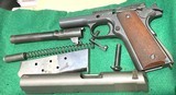 REMINGTON RAND = WW 2 ISSUE = MADE 1944 = TWO TONE PARKERIZED = High Excellent Condition = .45 ACP - 3 of 12