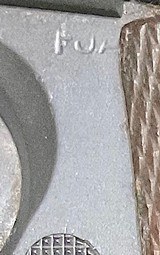 REMINGTON RAND = WW 2 ISSUE = MADE 1944 = TWO TONE PARKERIZED = High Excellent Condition = .45 ACP - 12 of 12