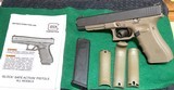 GLOCK 34 = 9MM = EXTENDED SUNROOF SLIDE = COMPETITION GRAY GOAST BARREL, TRIGGER, END CAP & SLIDE RELEASE - 2 of 9