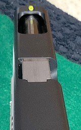 GLOCK 34 = 9MM = EXTENDED SUNROOF SLIDE = COMPETITION GRAY GOAST BARREL, TRIGGER, END CAP & SLIDE RELEASE - 6 of 9