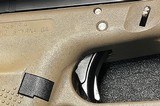 GLOCK 34 = 9MM = EXTENDED SUNROOF SLIDE = COMPETITION GRAY GOAST BARREL, TRIGGER, END CAP & SLIDE RELEASE - 9 of 9