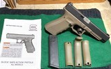 GLOCK 34 = 9MM = EXTENDED SUNROOF SLIDE = COMPETITION GRAY GOAST BARREL, TRIGGER, END CAP & SLIDE RELEASE - 3 of 9