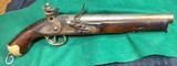 FLINTLOCK = PISTOL - 1847 = BRITISH NAVY - MAN OF WAR GUN = TOWER = LONDON = 