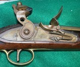 FLINTLOCK = PISTOL - 1847 = BRITISH NAVY - MAN OF WAR GUN = TOWER = LONDON = 