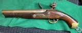 FLINTLOCK = PISTOL - 1847 = BRITISH NAVY - MAN OF WAR GUN = TOWER = LONDON = 