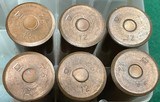 12 GAUGE = RUSSIAN = COPPER = SHOT SHELLS = LOADED = 000 triple Buck Shot = 2 3/4 = Scarce if not Rare - 2 of 5