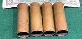 BRASS = 12 GAUGE SHELLS = EMPTY = True age unknown = Used in U.S. Military in the World wars == Free shipping - 2 of 4