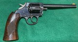 IVER JOHNSON = SEALED EIGHT (8) = SIX INCH BLUED BARREL = DOUBLE & SINGLE ACTION = 22 LR = WALNUT GRIPS - 1 of 10