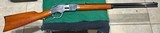 UBERTI = WINCHESTER - 1873 = .45 LC = RIFLE = OCTAGON 24 Inch Barrel = Tiger Striped Stock = NOS = test fired only - 7 of 9