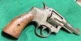FREE SHIPPING == VICTORY = M & P = U.S. NAVY Revolver = .38 special = Nickel
= Mechanically True and Tight = Walnut smooth grips numbered to the gun - 2 of 18