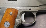 Free Shipping == COLT=1911A1 N.M. = MICRO SIGHTING = TARGET TRIGGER = BORE PRISTINE = Mis-Matched Colt Grips = Governor Slide = - 11 of 17