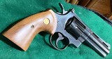 COLT PYTHON=BLUE=Poor Mans Gun = Has been carried, Not abused=Made 1968=Solid Lug Model = Colt Grips - 5 of 7