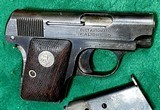 SHOOTER CARRY COLT 1908=.25 CALIBRE ACP = HAMMERLESS = VEST POCKET =MADE 1932 = MECHANICALLY SOUND = - 6 of 9