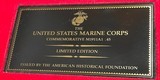 1911A1 = USMC COMMEMORATIVE = DISPLAY BOX = ALL GOLD INLAY = LANYARD = Never fired Never racked = - 2 of 8