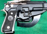 BERETTA=POLISHED STAINLESS STEEL = 92FS = TWO (2) MAGS = FACTORY BOX = HOLSTER = MATCH TRIGGER = - 6 of 8