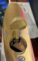 UBERTI = HENRY PATENT 1860 = LONG COLT .45 = STAINLESS STEEL BARREL = BRASS FRAME = ENGLISH WALNUT STOCK - 8 of 17