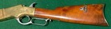 UBERTI = HENRY PATENT 1860 = LONG COLT .45 = STAINLESS STEEL BARREL = BRASS FRAME = ENGLISH WALNUT STOCK - 7 of 17