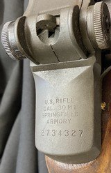 M1 GARAND = SPRINGFIELD = Two War Gun = All Original 1944 Issue = Refreshed Walnut stocks = - 3 of 17