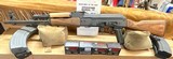 AK-47 = ROMANIAN = WASR 10 = 7.62 CALIBER = Lightly fired = Ammo = Bayonet Lug, Muzzle Nut - 1 of 10