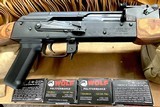AK-47 = ROMANIAN = WASR 10 = 7.62 CALIBER = Lightly fired = Ammo = Bayonet Lug, Muzzle Nut - 3 of 10