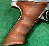 FIELD KING ( SUPERMATIC) = Made 1953 = Target gun = Barrel Weight = Muzzle Brake = Custom Walnut Grips with Finger Grooves = - 9 of 10