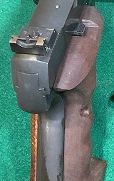 FIELD KING ( SUPERMATIC) = Made 1953 = Target gun = Barrel Weight = Muzzle Brake = Custom Walnut Grips with Finger Grooves = - 3 of 10